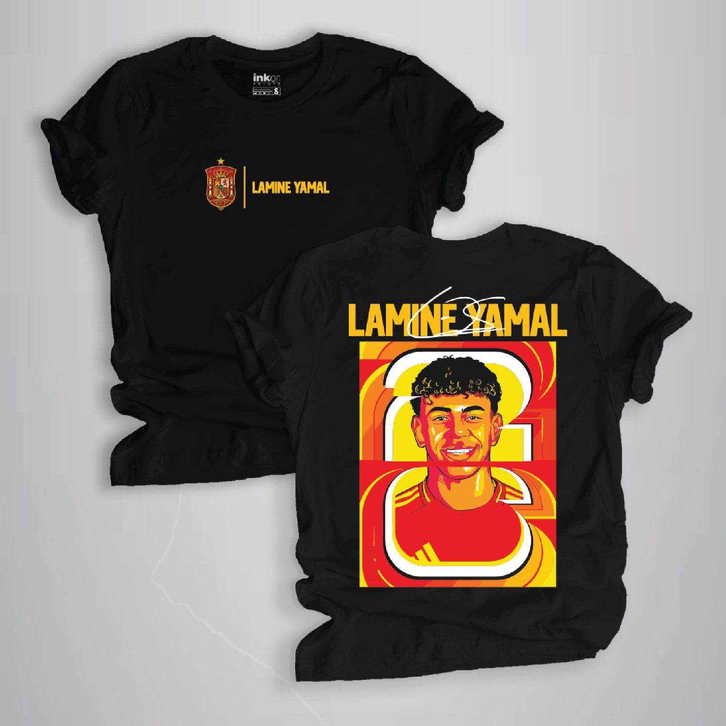 Lamine Yamal Artwork Signature - Spain World Cup 2026