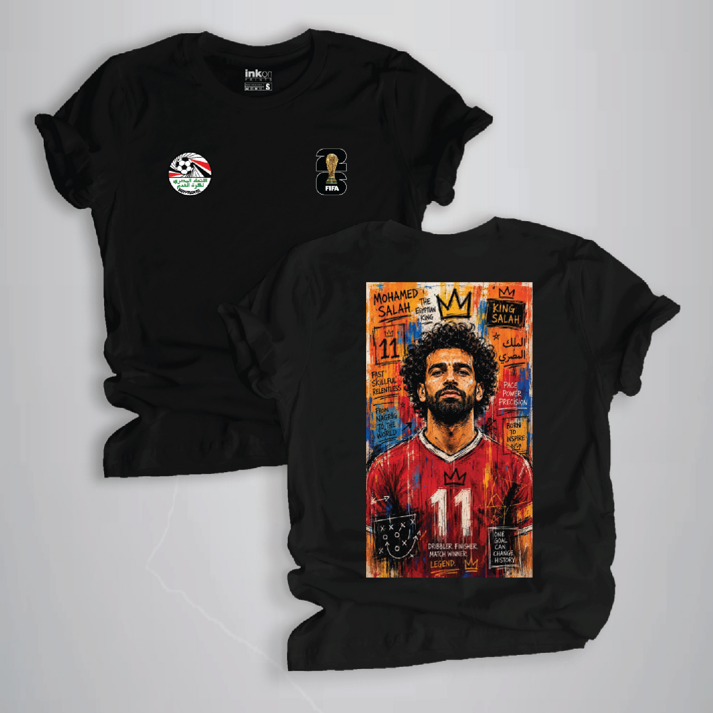 mohamed salah Football Logo - Egypt World Cup 2026