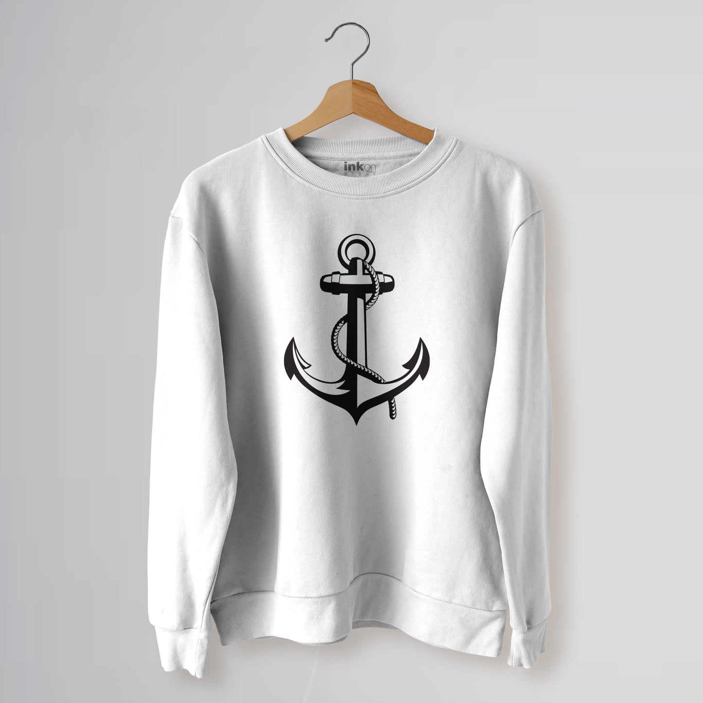 Anchor white long sleeve
