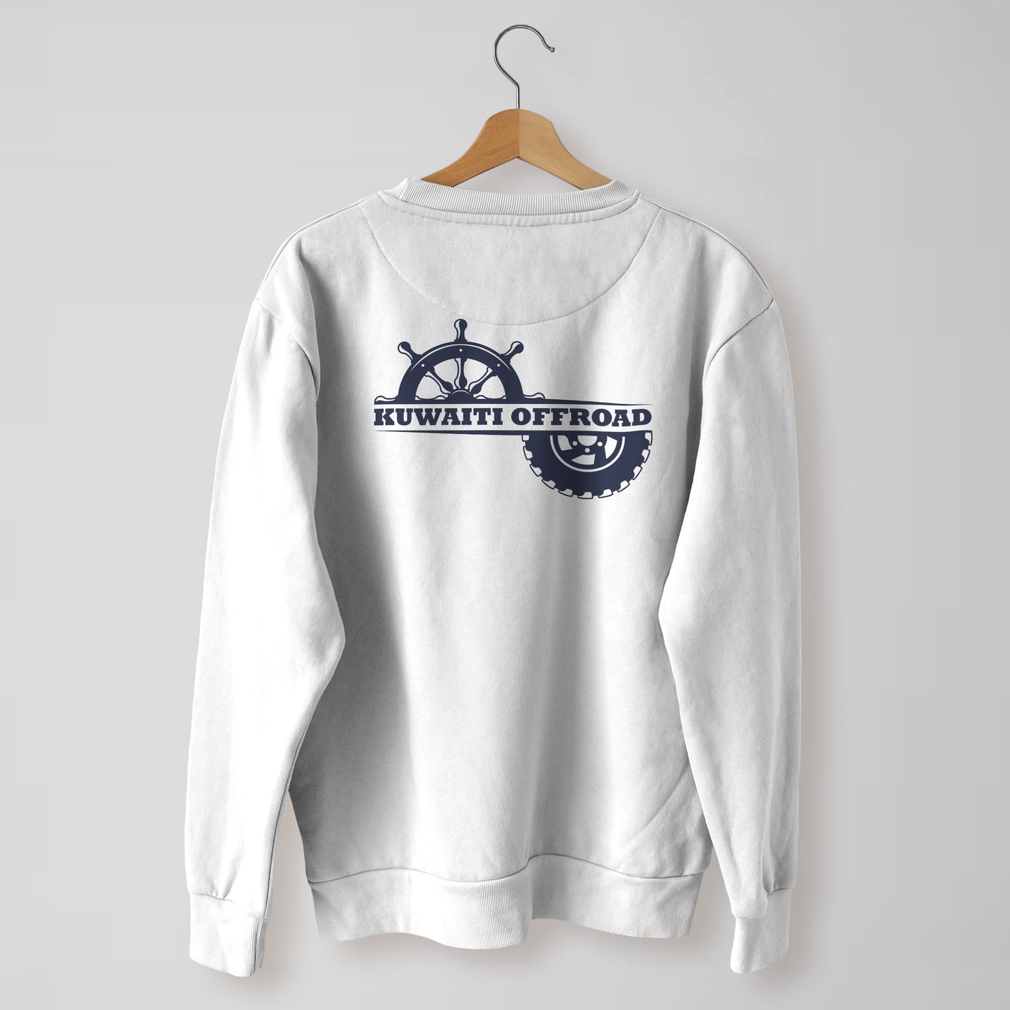 be the one who guides white long sleeve