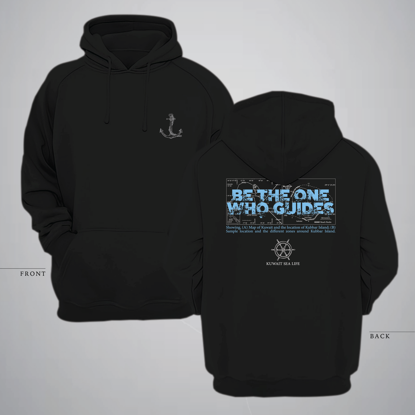 Be The One Who Guides Map Hoodie