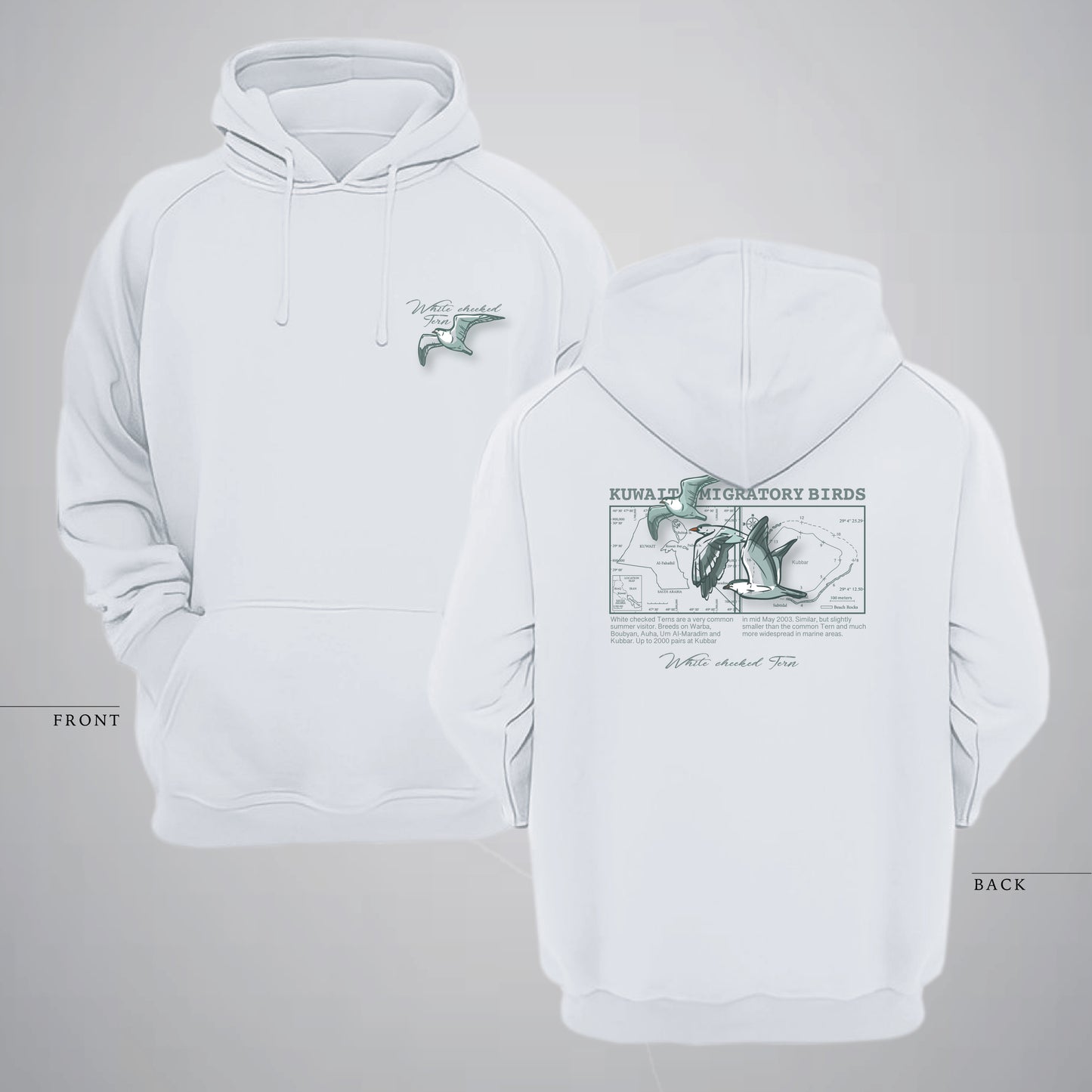 Kuwait Migratory Birds Hoodie