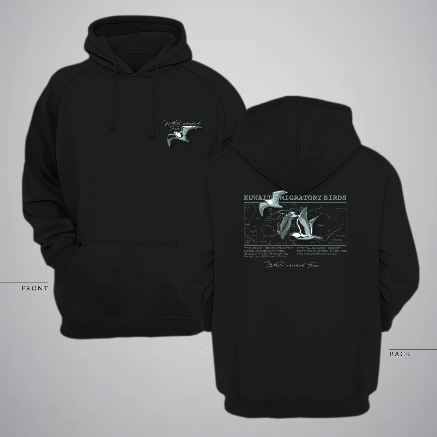 Kuwait Migratory Birds Hoodie