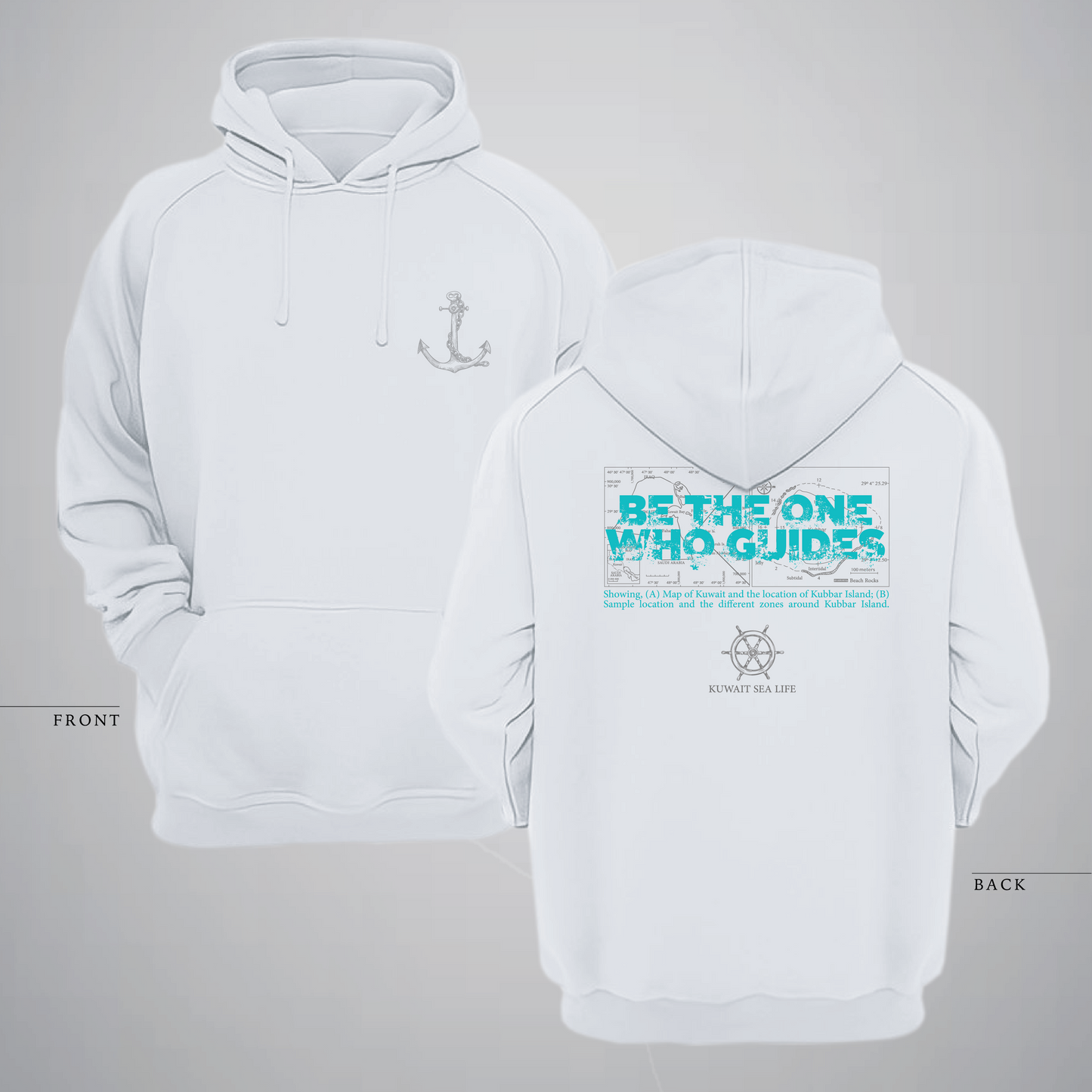 Be The One Who Guides Map Hoodie