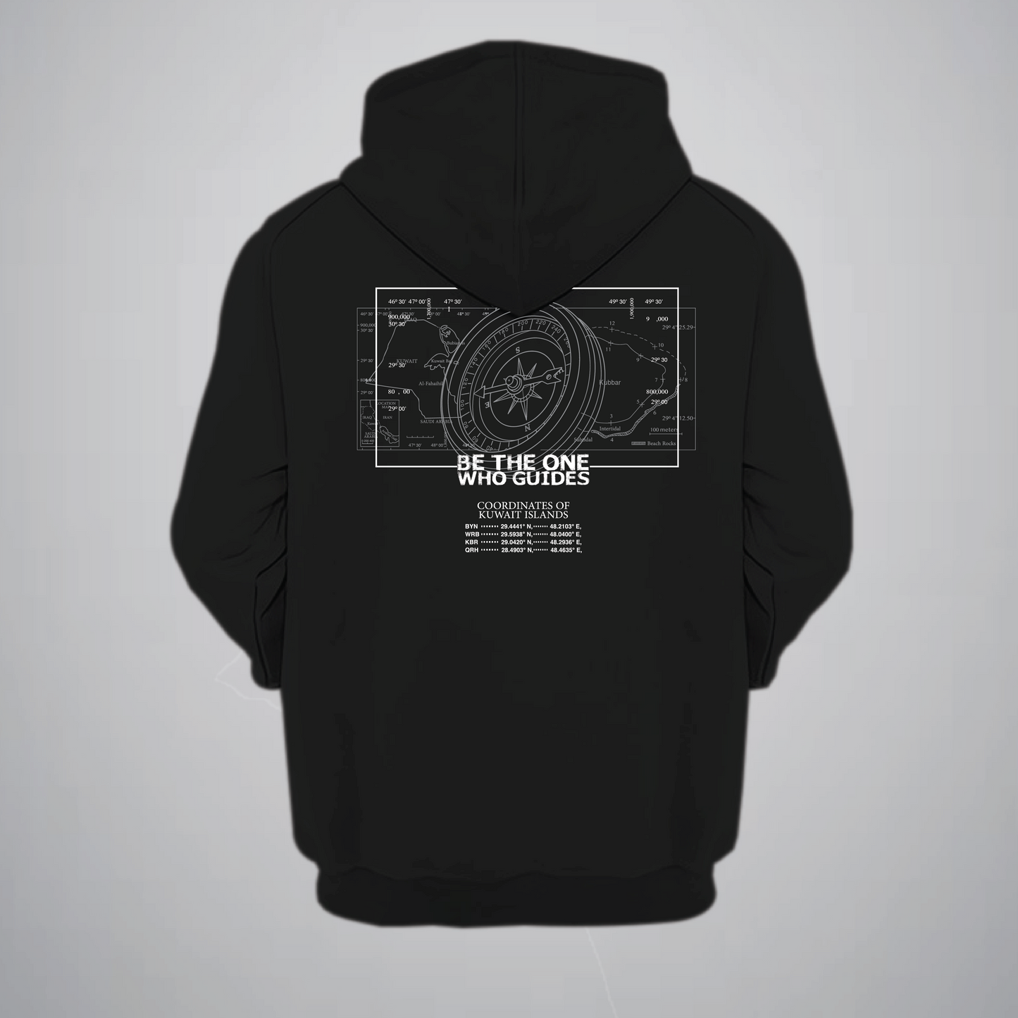 Be The One Who Guides Compass Hoodie