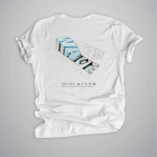 Wave font sea life